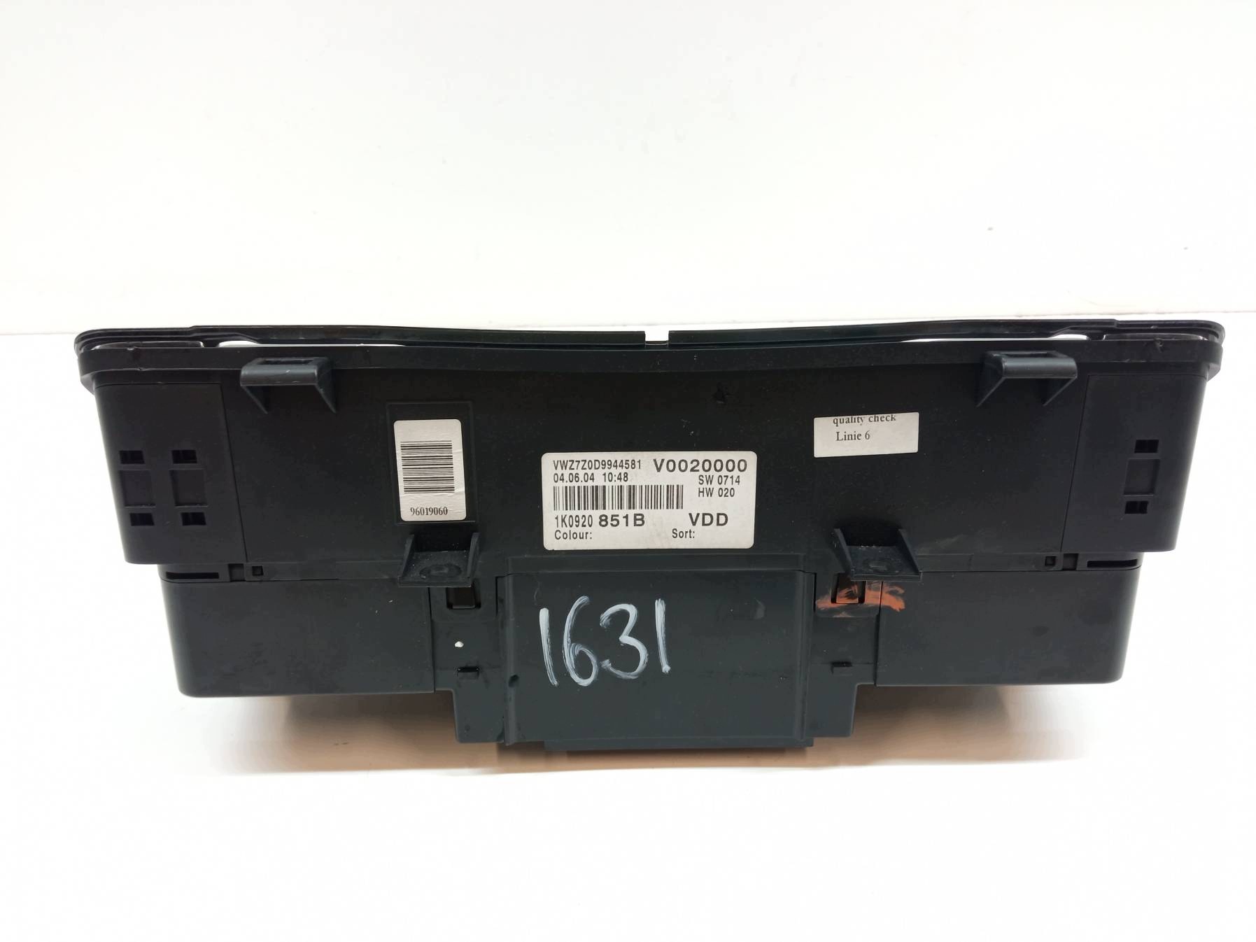 dials 1K0920851B 1.9 105KM VW Volkswagen Golf V (2004-2009)