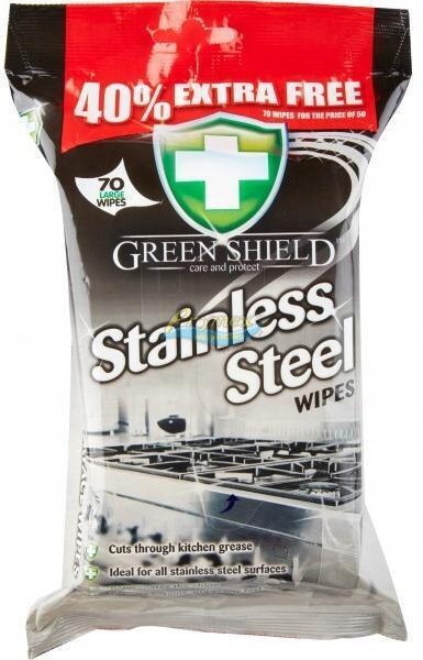 

Green Shield Chusteczki do Czyszczenia Stali 70szt