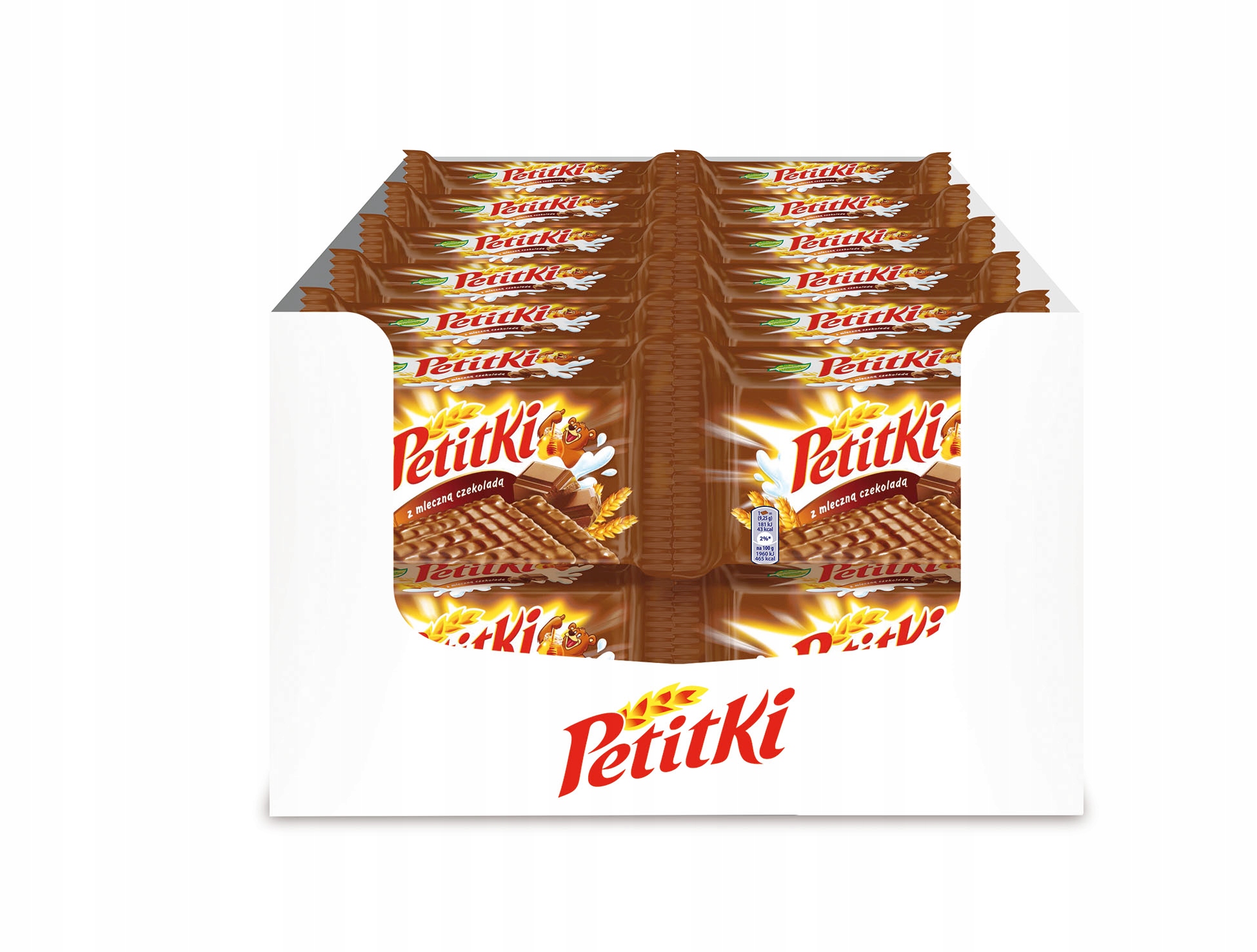 San Petitki ciasteczka czekoladowe, herbatniki oblane czekoladą 37g x 32szt