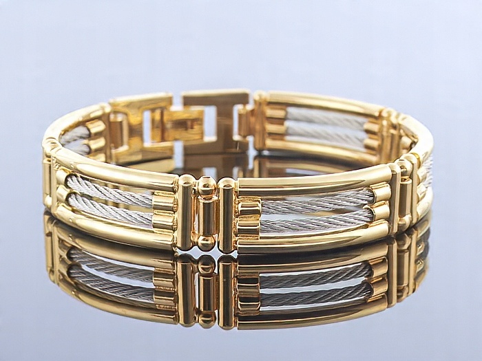 

Ekskluzywna złota bransoletka 14k ! Jakość !