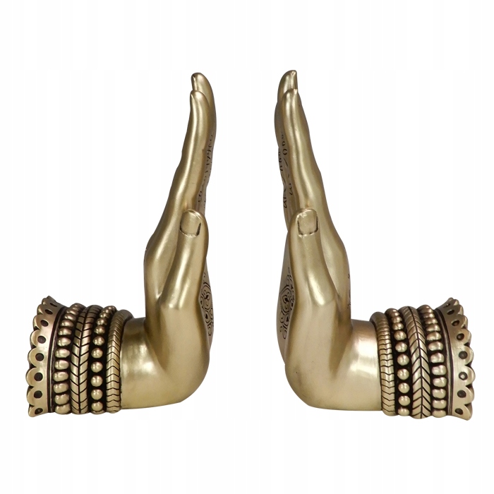 Praktický Zlatý Bookend Ruce Elegantní dekorace pro vaši knihovnu