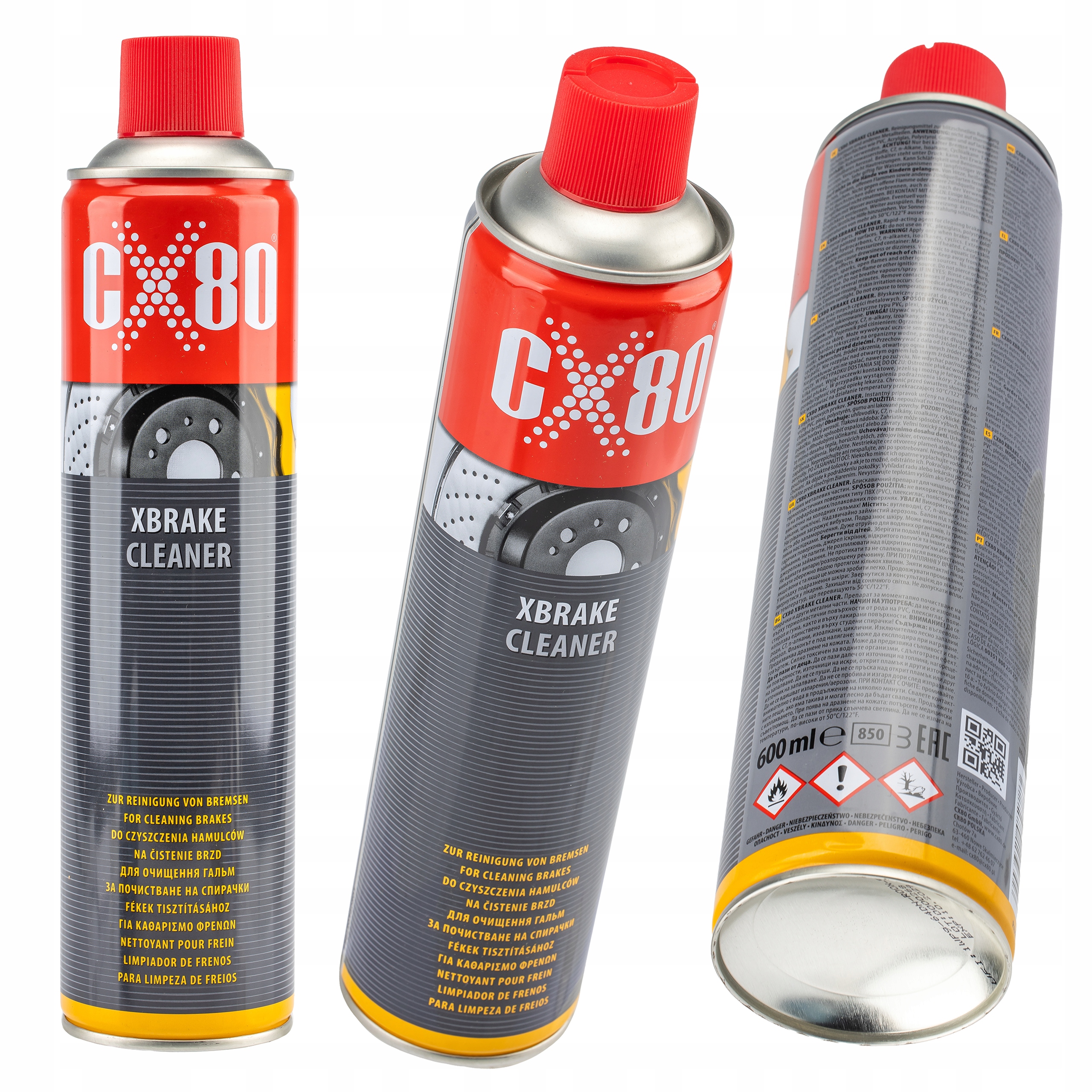 Zmywacz Czyśćik Preparat Do Czyszczenia Mycia Hamulców Xbrake Cleaner 600ML
