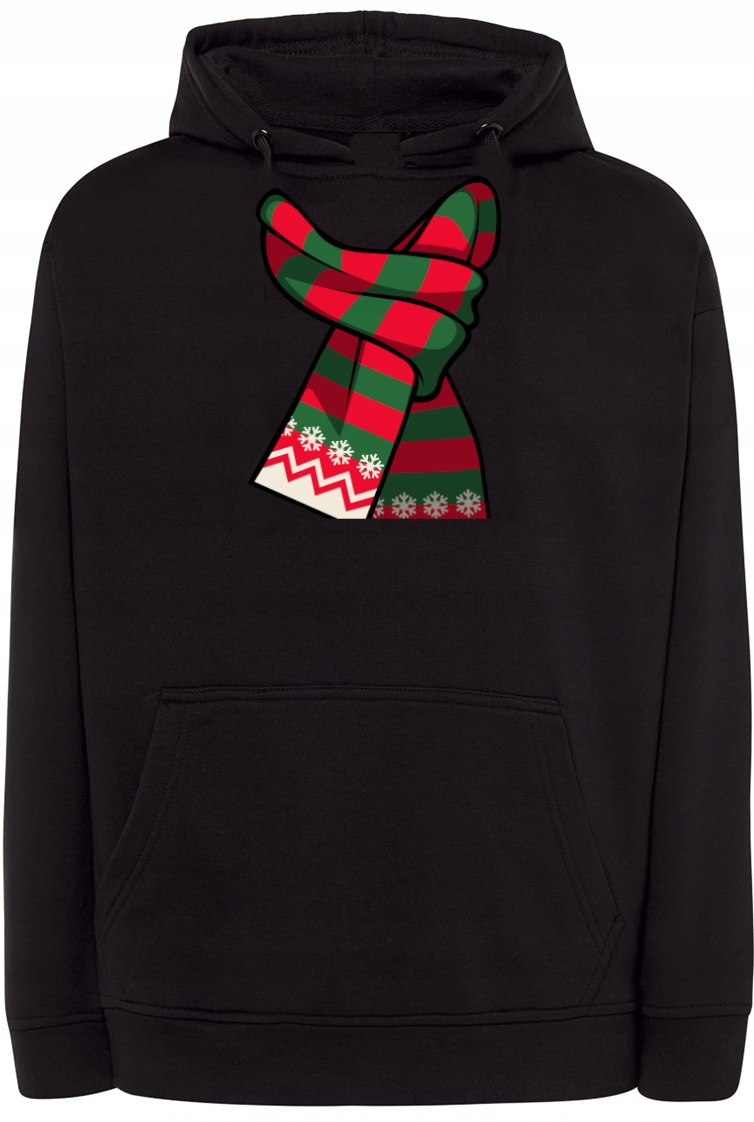 Pánská mikina s potiskem Vánoční kravata r.XL