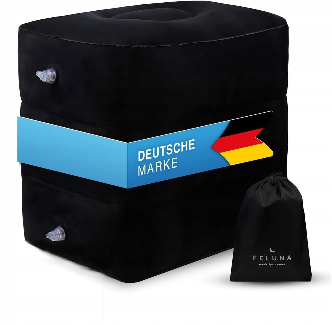 Polštář cestovní podnožka multifunkční nastavení 45x30x42 cm Pro Feluna