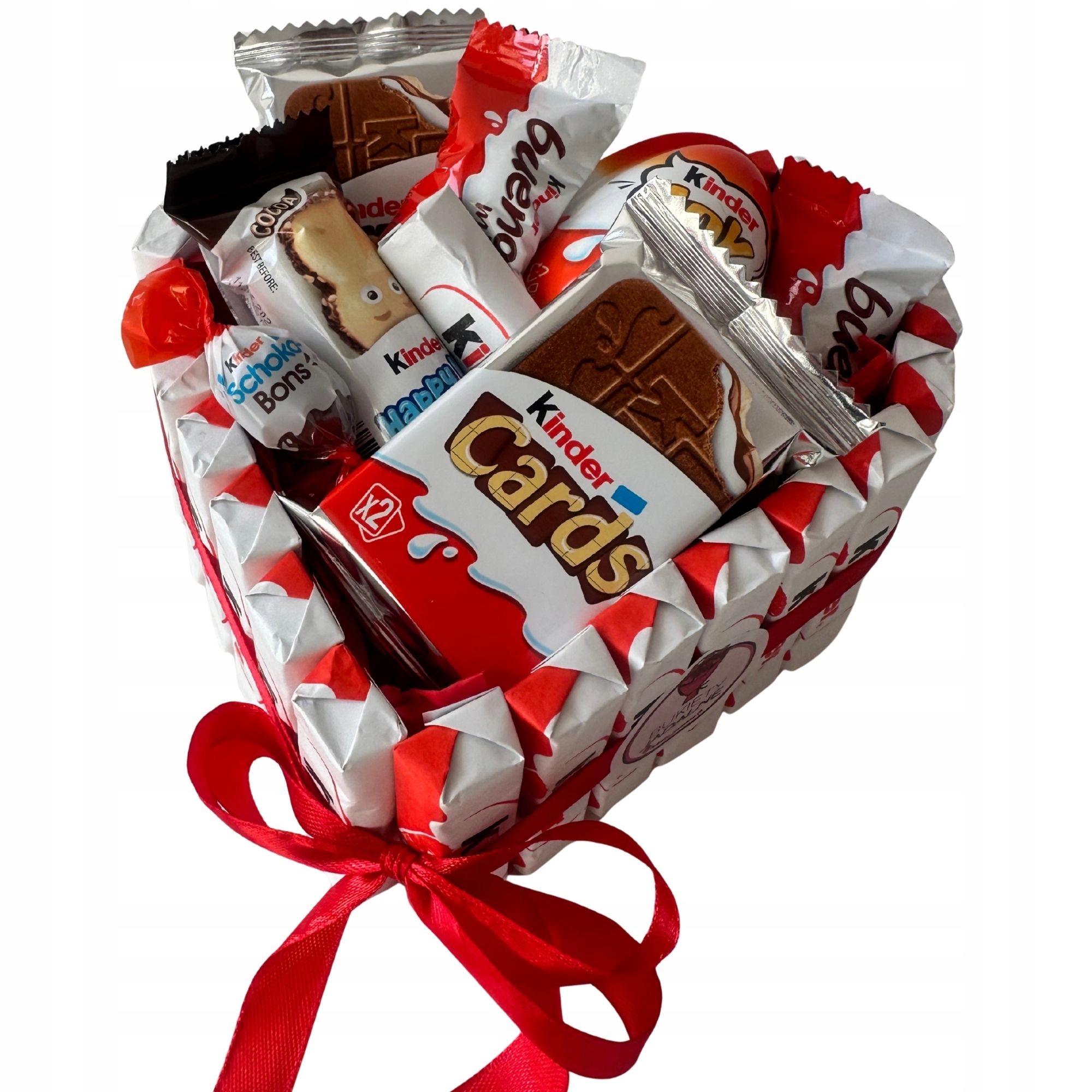 Dárková Sada Dort Kinder Srdce Valentýna Den Žen Narozeniny Děti