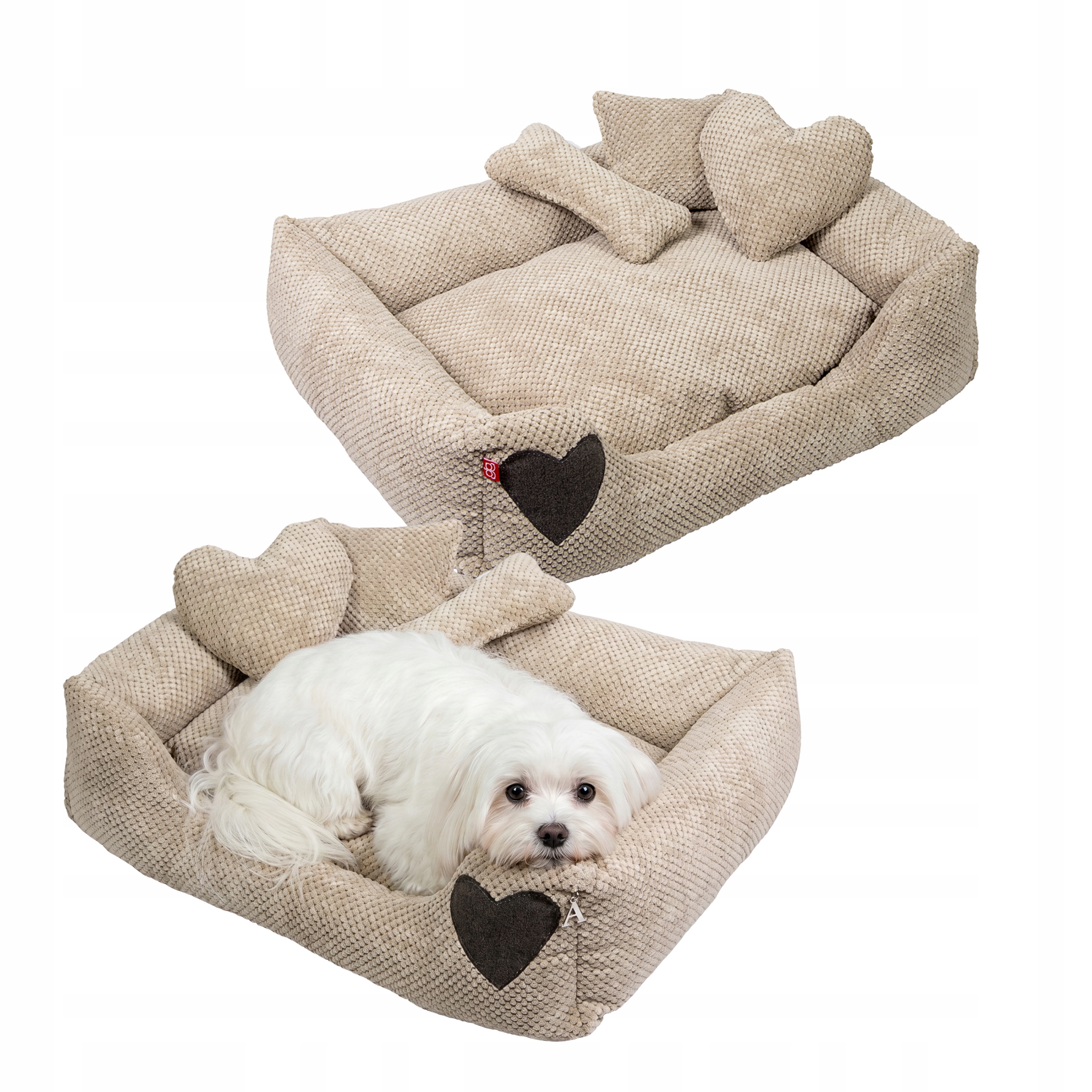 Pelíšek Potah pro psa kočku Kotec Lůžko 87x64 cm s odnímatelným polštářem