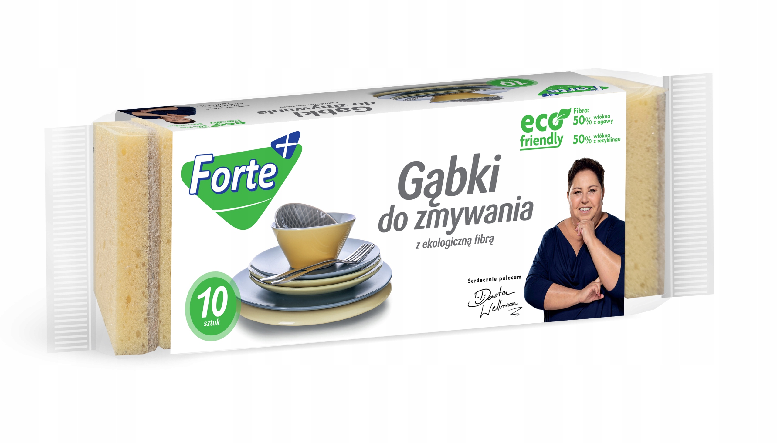 7X Forte+ Houbičky s Eko fibrou 10 ks