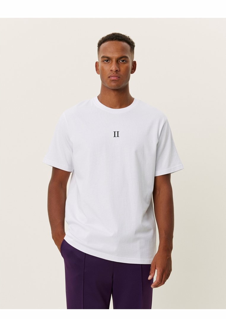 Bílé klasické tričko s logem Les Deux M