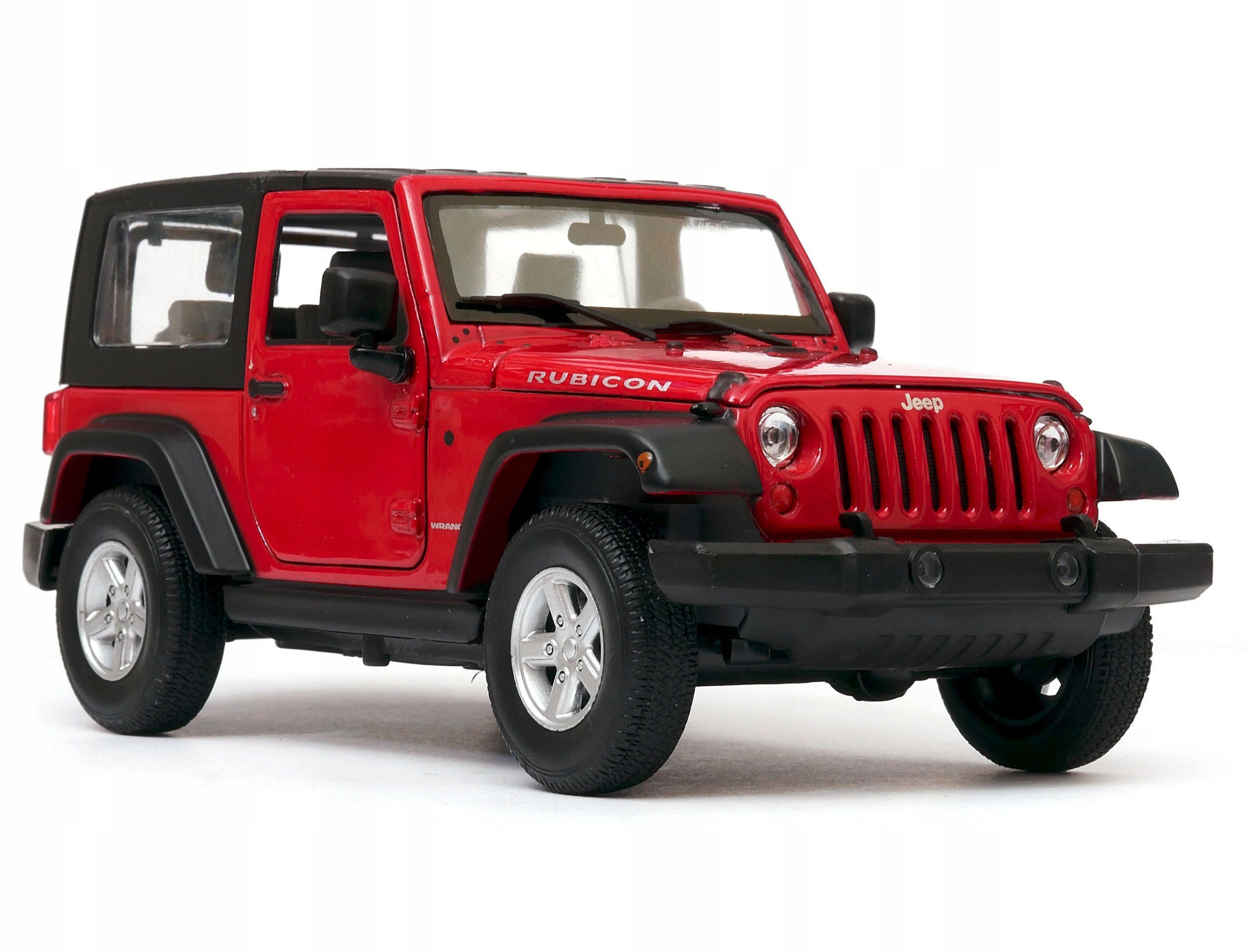 Jeep Wrangler 2007 Welly v měřítku 1:24 červený Zd