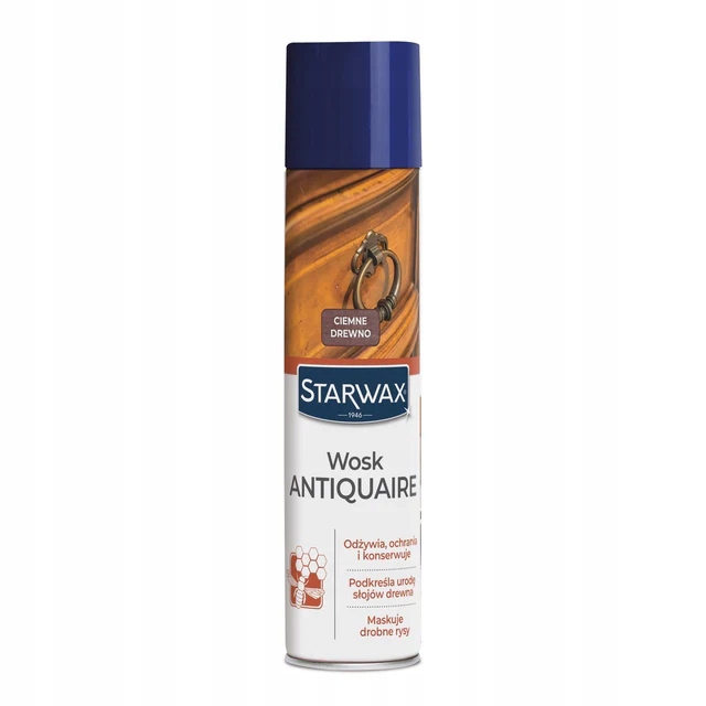 STARWAX WOSK W AEROZOLU DO CIEMNEGO DREWNA 300 ML