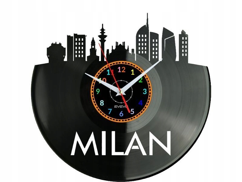 Milan Dárek Originální dekorace do domu Hodiny z vinylové desky