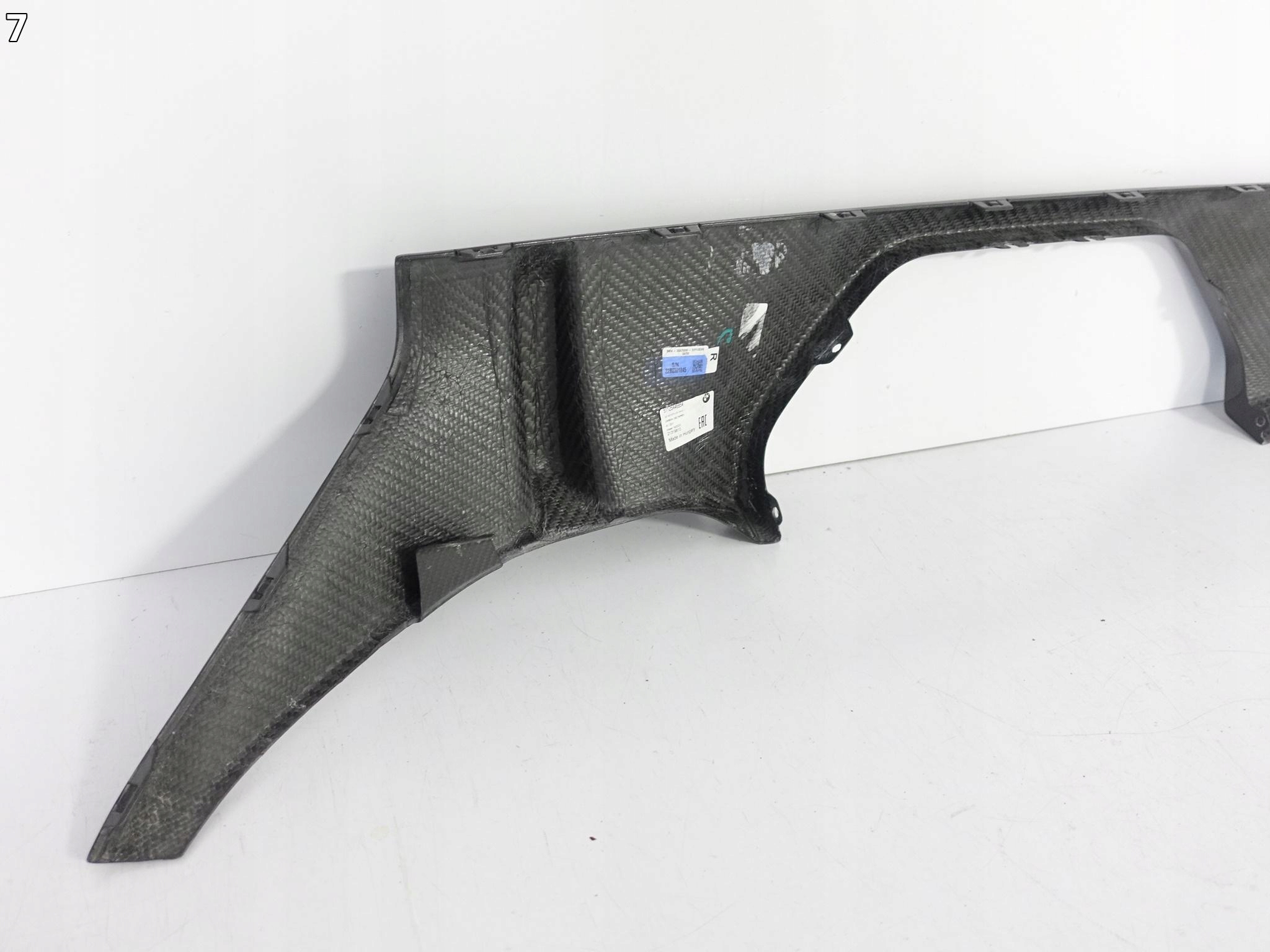 BMW M2 G87 M PERFORMANCE 22- CARBON SPOILER Diffuseur W Pare choc Arrière