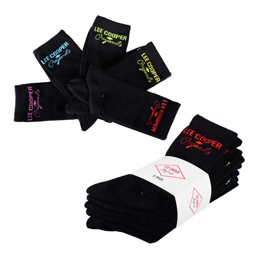 

Lee Cooper Skarpety Męskie 5-pak Czarne DL 43/46