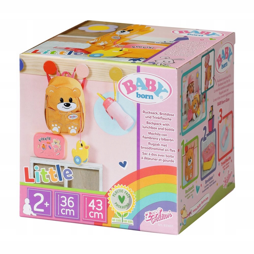 

Plecak Baby Born Zestaw Lunch Box + Butelka