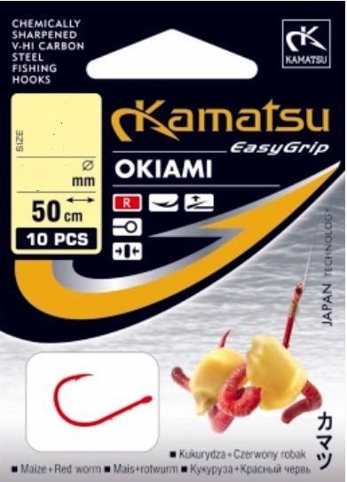 

10x Przypony Okiami Haczyki Do Kukurydzy hak 8