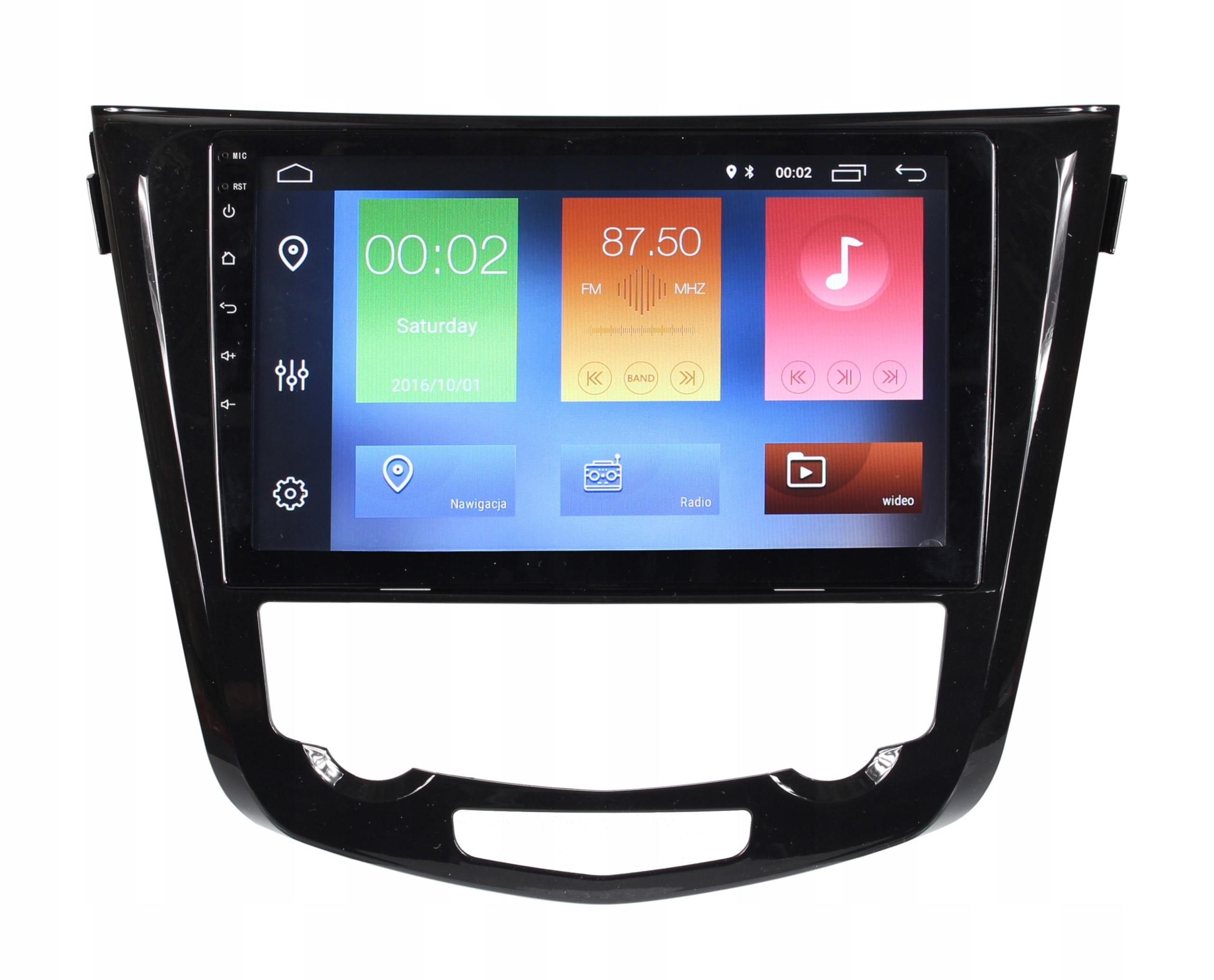 Radio Gps Navigace Nissan Qashqai X-trail 2014+ Android automatická klimatizace