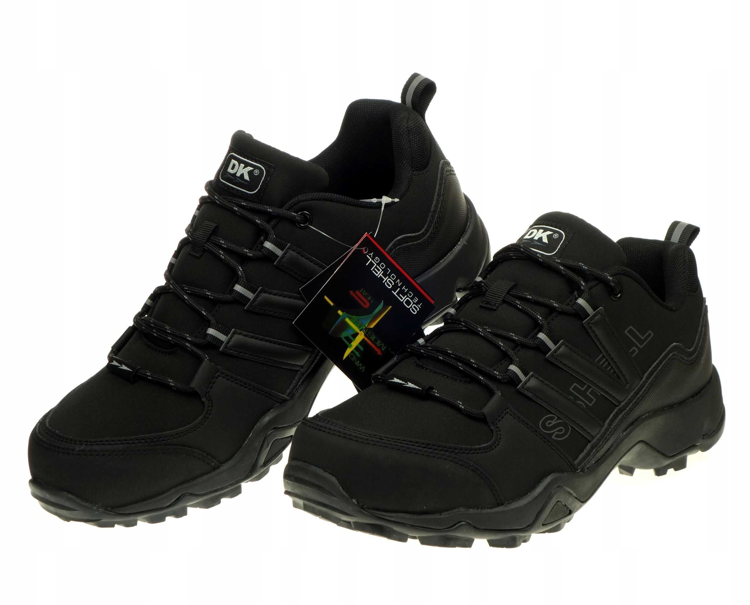 Buty Męskie Trekkingowe DK SPIRIT SoftShell OUTDOOR VB17331 Black 46 Marka DK