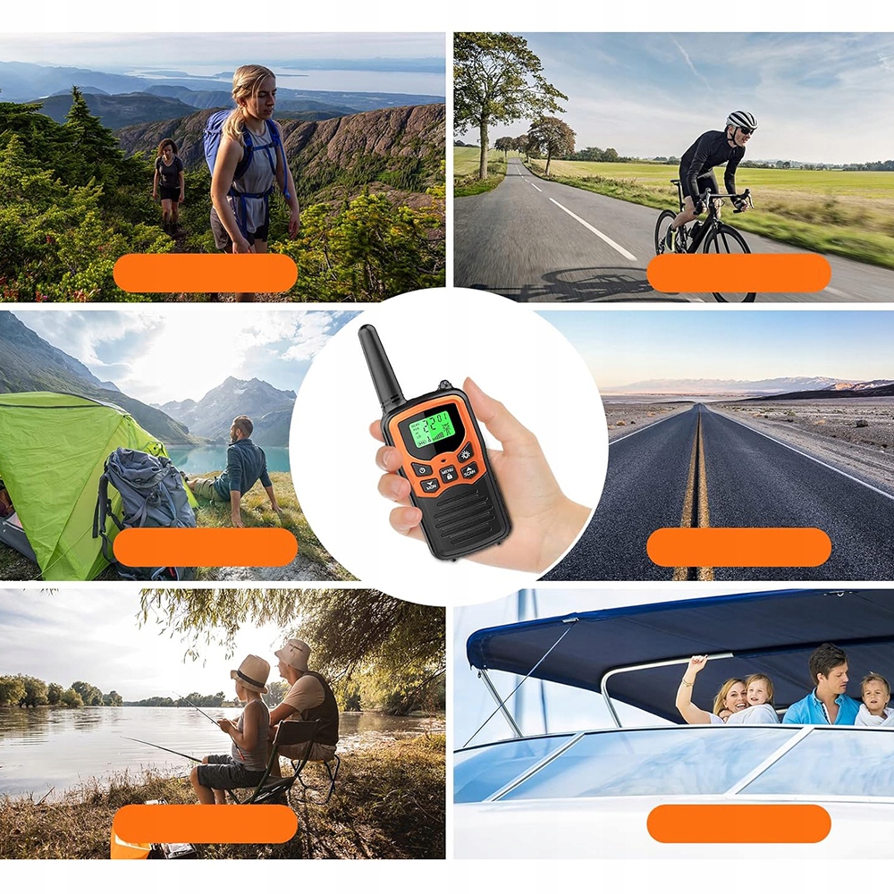 KRÓTKOFALÓWKA RADIOTELEFON WALKIE TALKIE 2szt Marka bez marki