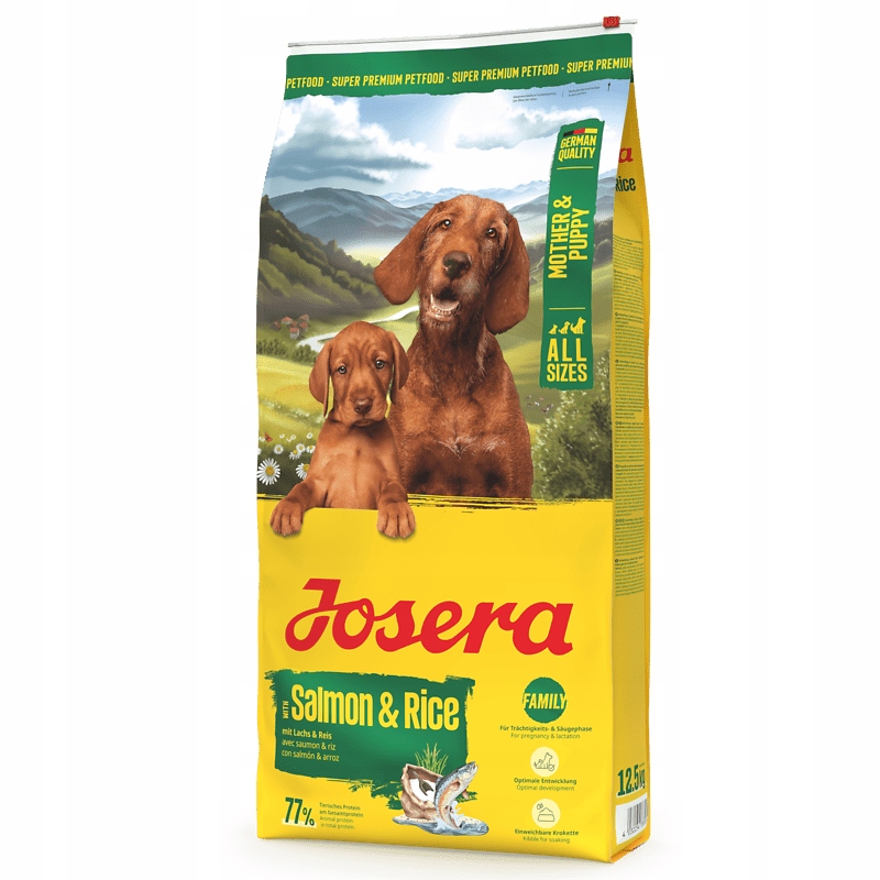 Josera Mother Puppy Salmon and Rice Nowe Opakowanie 12,5kg