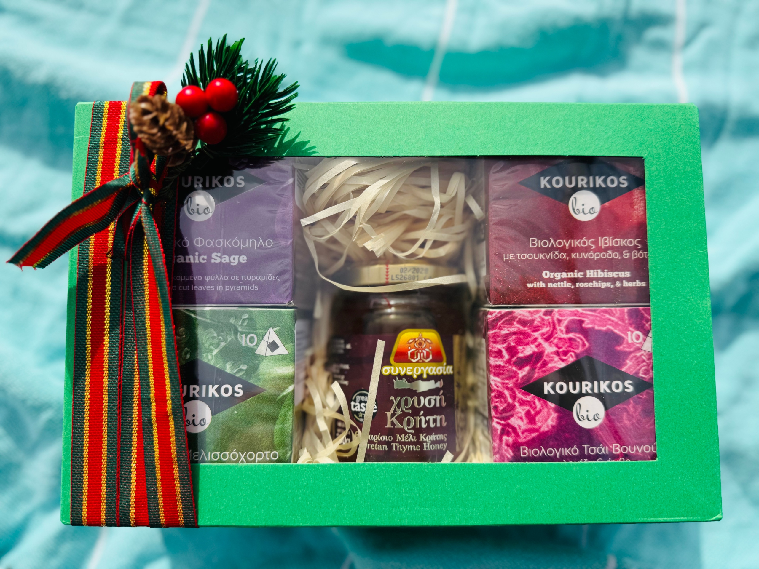 Levně Dárková sada Řecké svátky Bio Čaje s medem