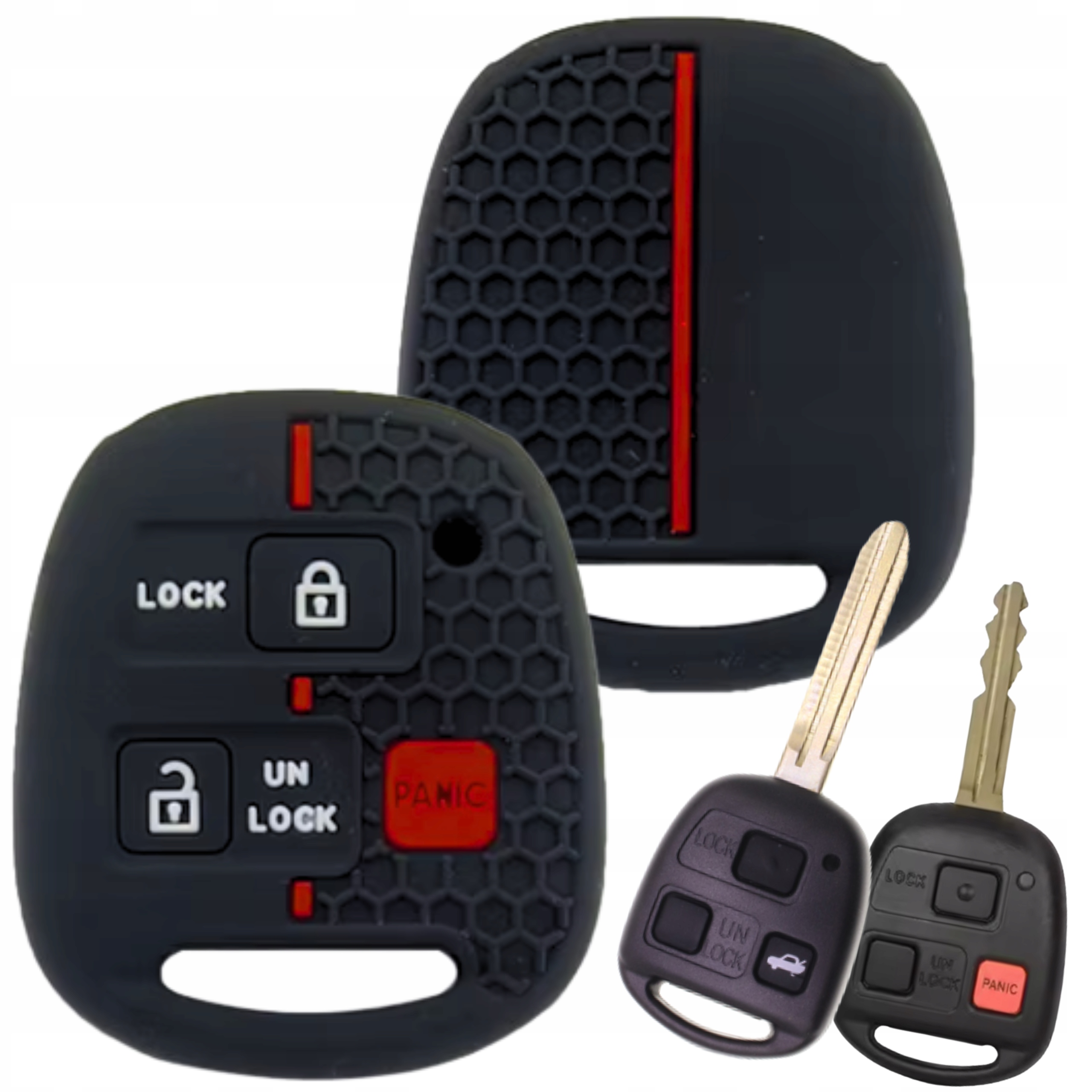 Silikonowe Etui Na Kluczyk Do Lexus Rx Is Gs Ls LC LX Toyota Corolla Yaris