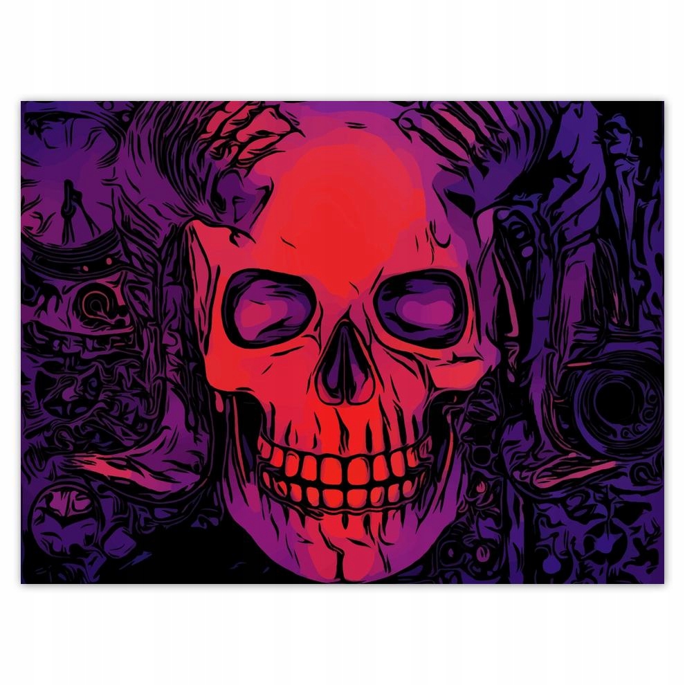 

Plakat 40x30 Czaszka Śmierć Szkielet