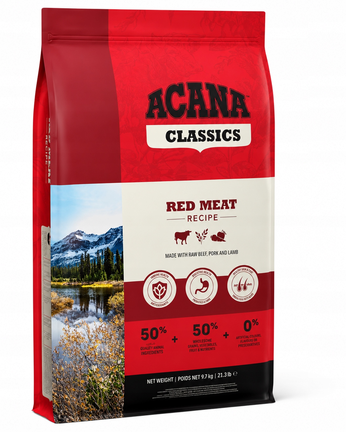 Acana Classics Red Meat suché krmivo pro psy hovězí jehněčí 9,7 kg