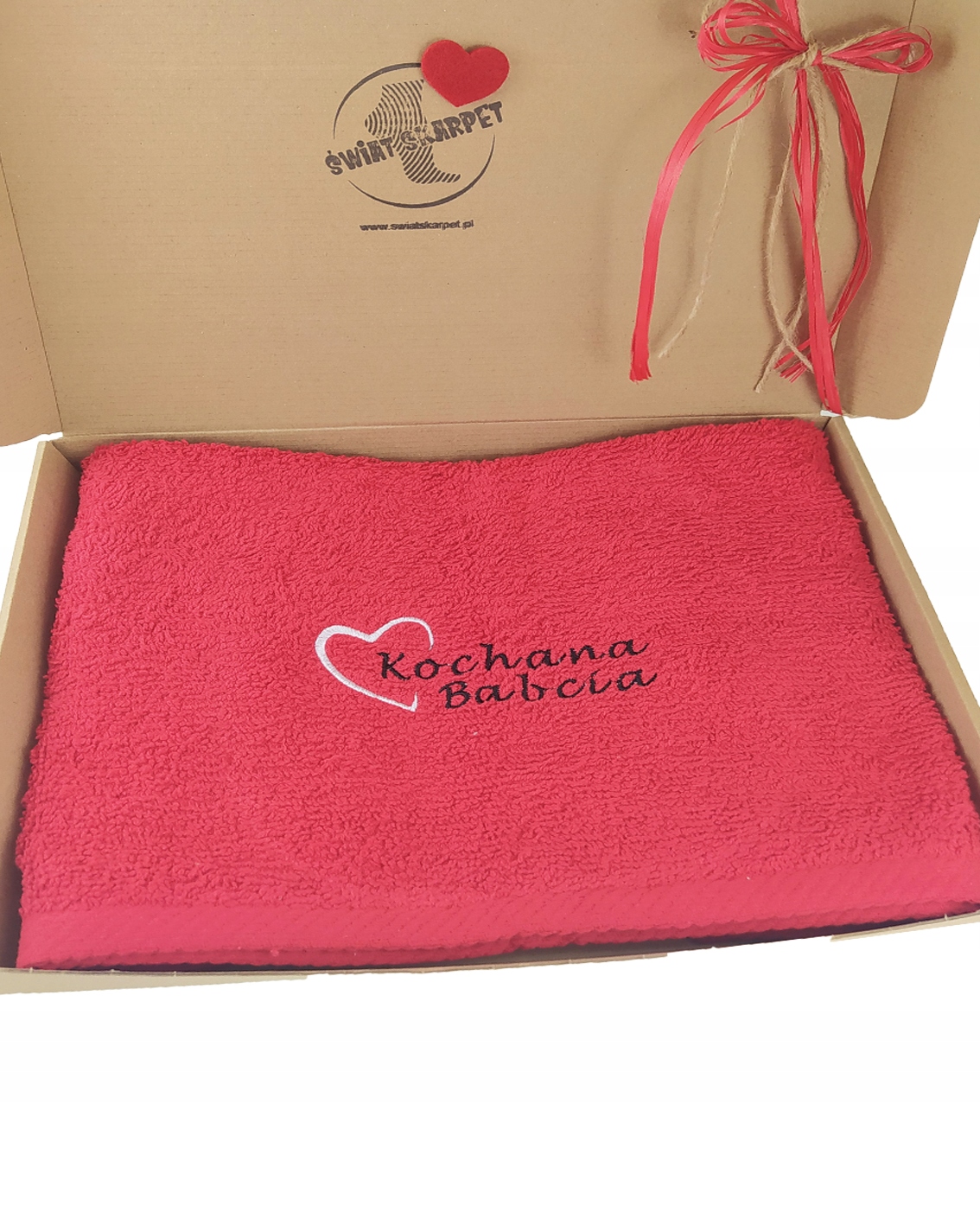 

Ręcznik frotte z Haftem na Dzień Babci