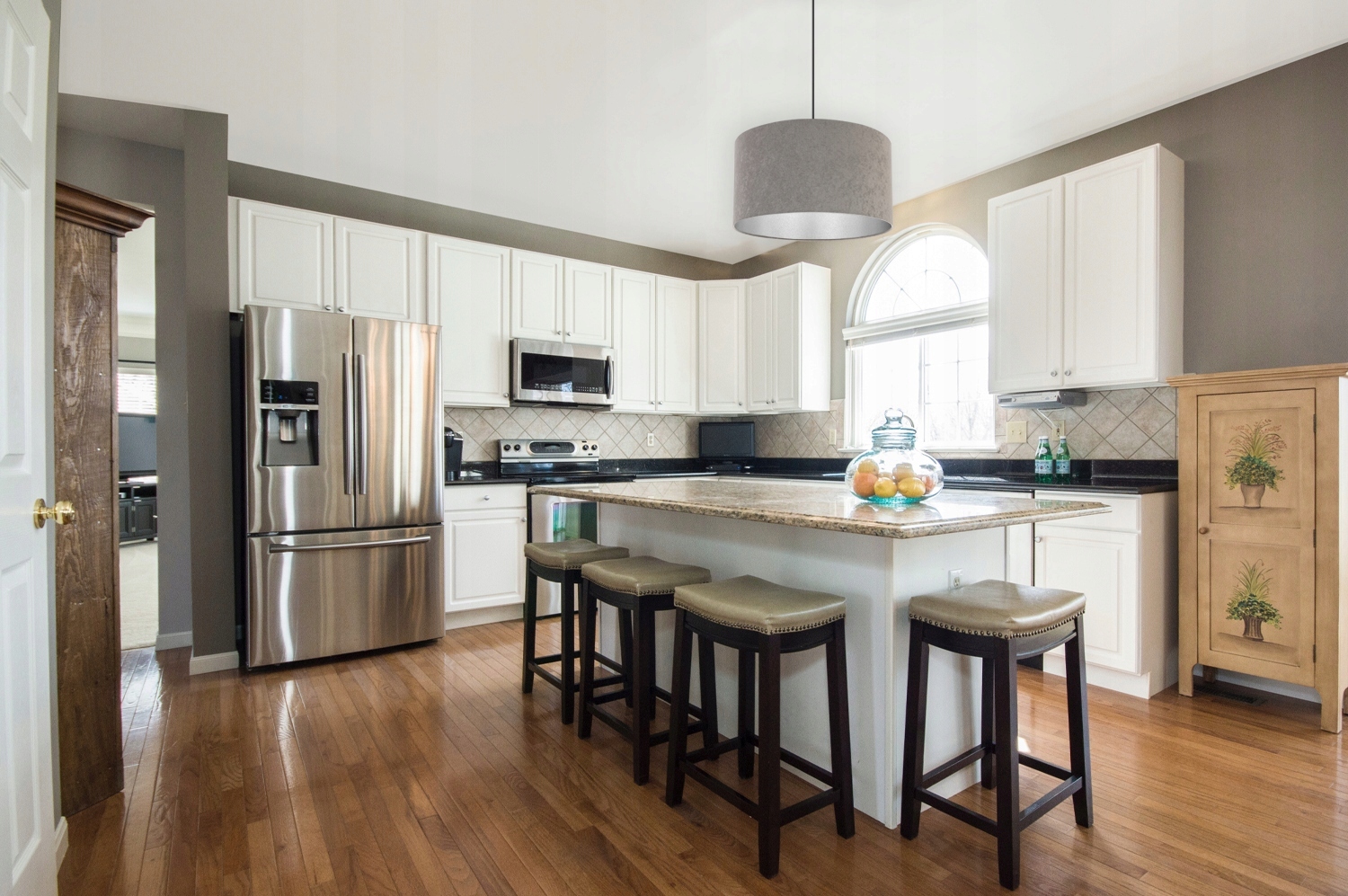 Lampa Wisząca Sufitowa Nowoczesna Abażur Welur Marka Light Home