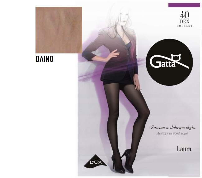 

Gatta Laura 40 den rajstopy daino r.4-L