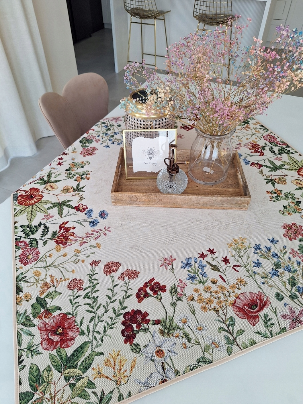 Ubrus 100x100 cm F02 Polní Melodie