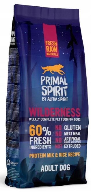 Primal Spirit 60% mięsa Wilderness 12kg