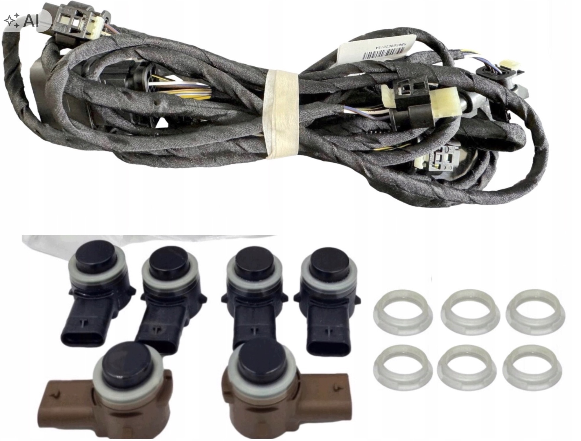 Instalace senzorů Pdc Vito W447 a4475404534 V – přední třída černá