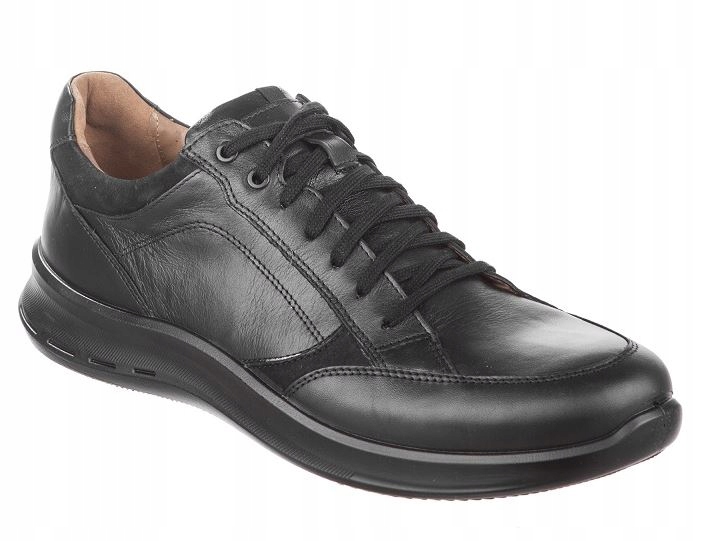 Jomos Buty Sportowe Męskie Czarne Skóra 45 S2B