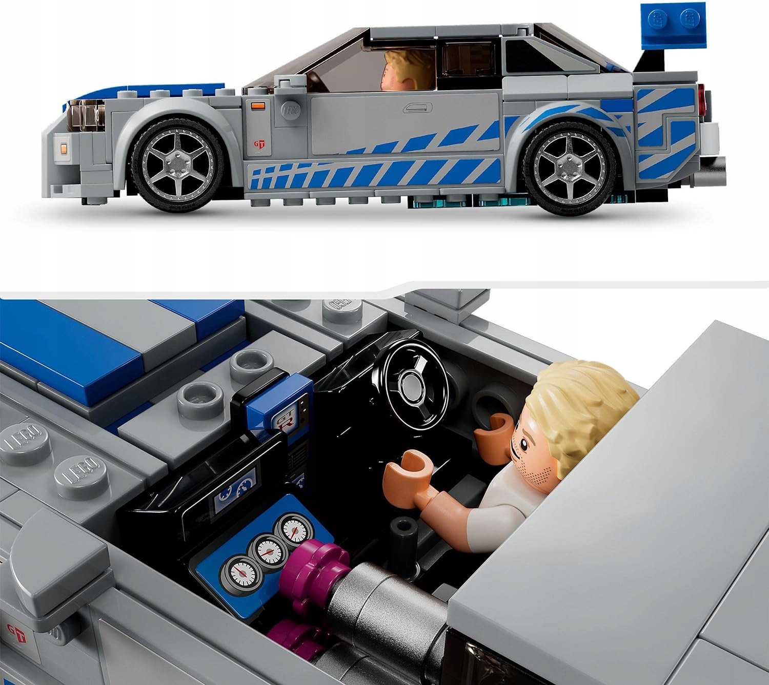 LEGO SPEED Champions Nissan Skyline GT-R R34 klocki 76917 Szybcy i Wściekli Marka LEGO