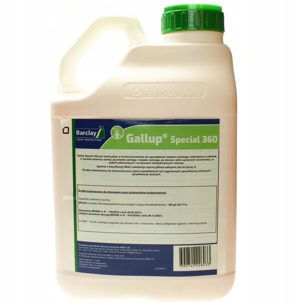 Gallup 360SL 5L glifosat randap totalny na chwast
