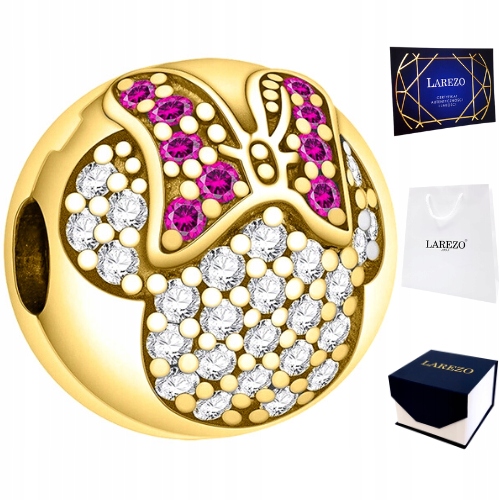 

Klips złoty Minnie złoto srebro 925