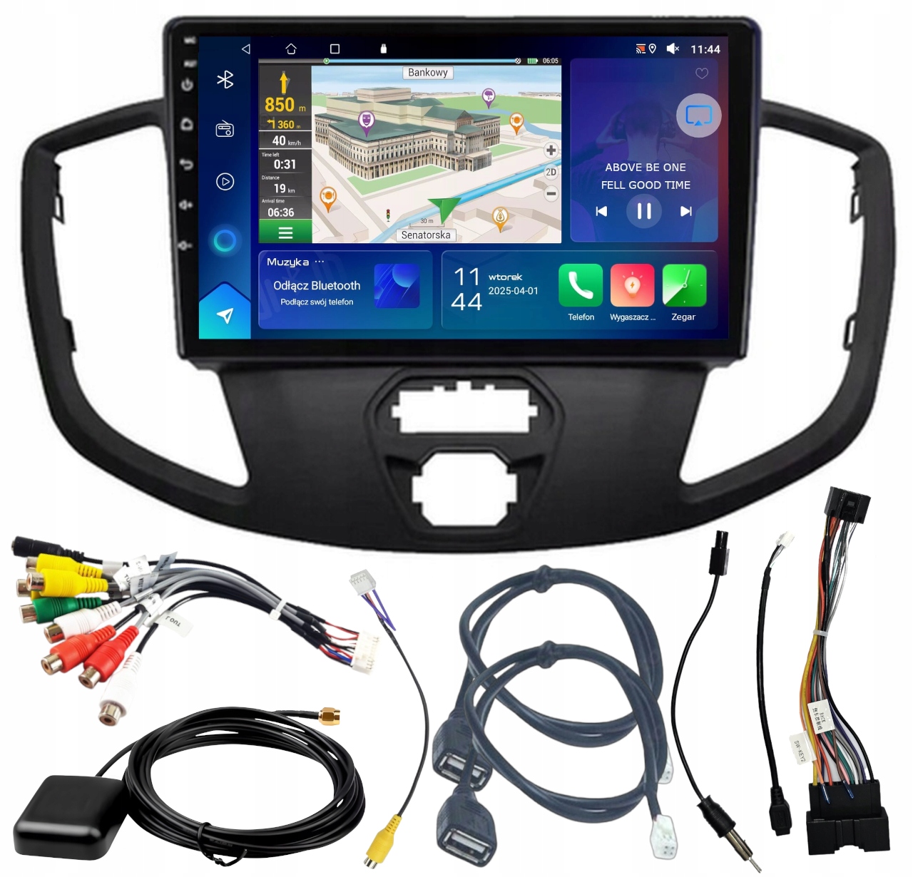 Autorádio Android Navigace Bt Ford Transit 2014-18 Bt 2GB 64GB