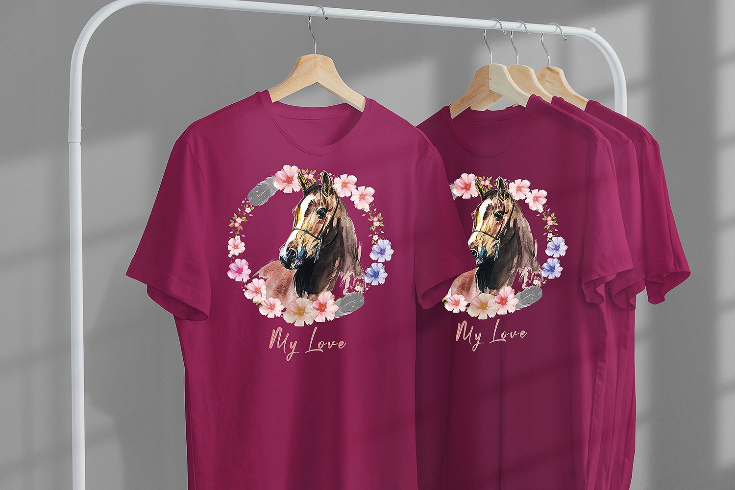 T-SHIRT KOSZULKA DLA DZIECKA KONIE 128 SUPER JAKOŚĆ Rozmiar S