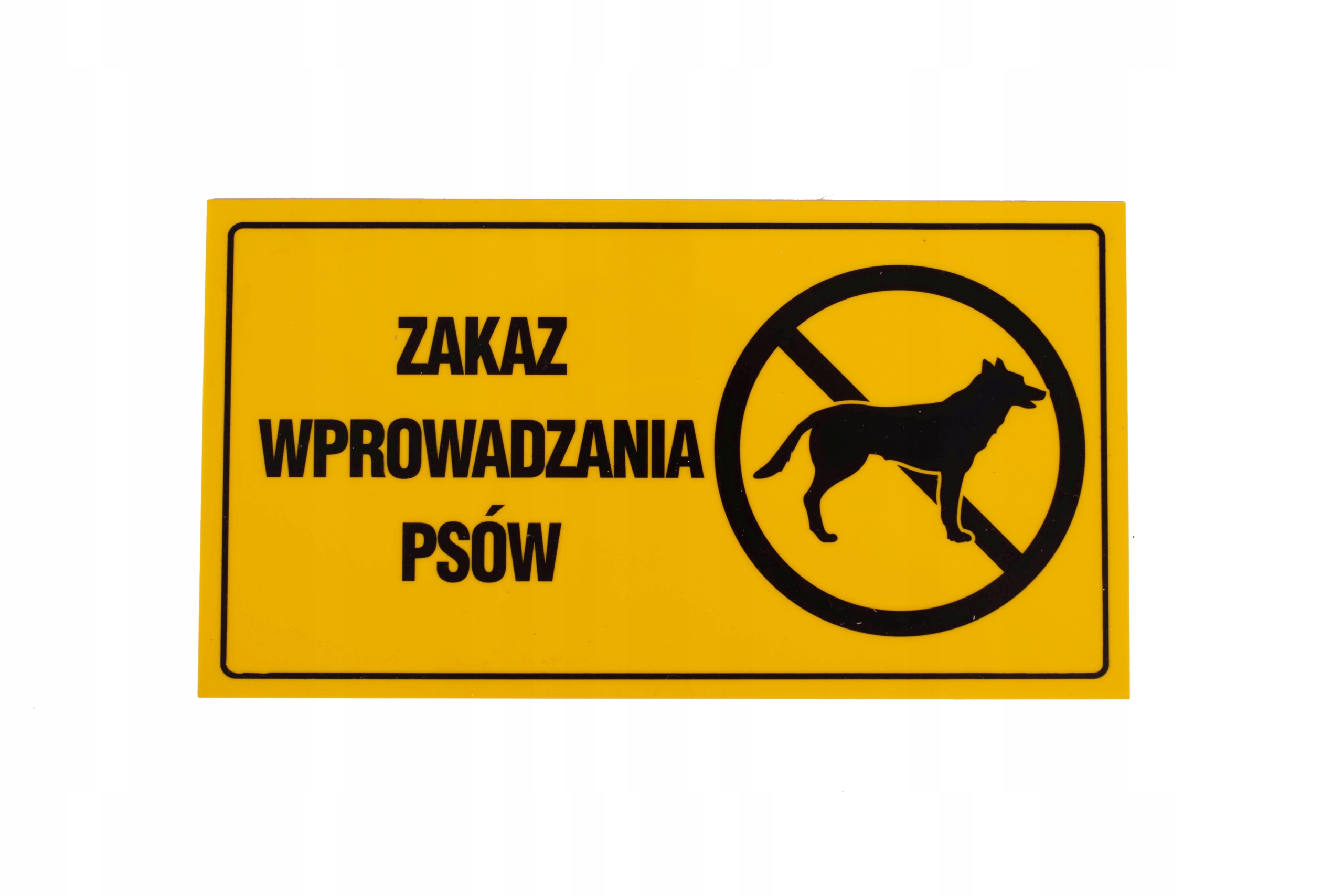 

Tablica tabliczka informacyjna ostrzegawcza 12x22