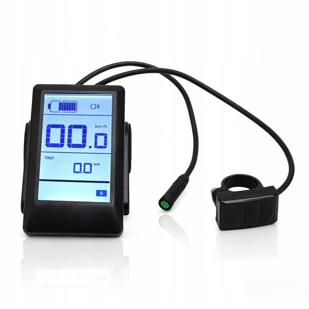 Cyklopočítač Podsvícený LCD displej Pro Bafang BBS0102B 5PIN
