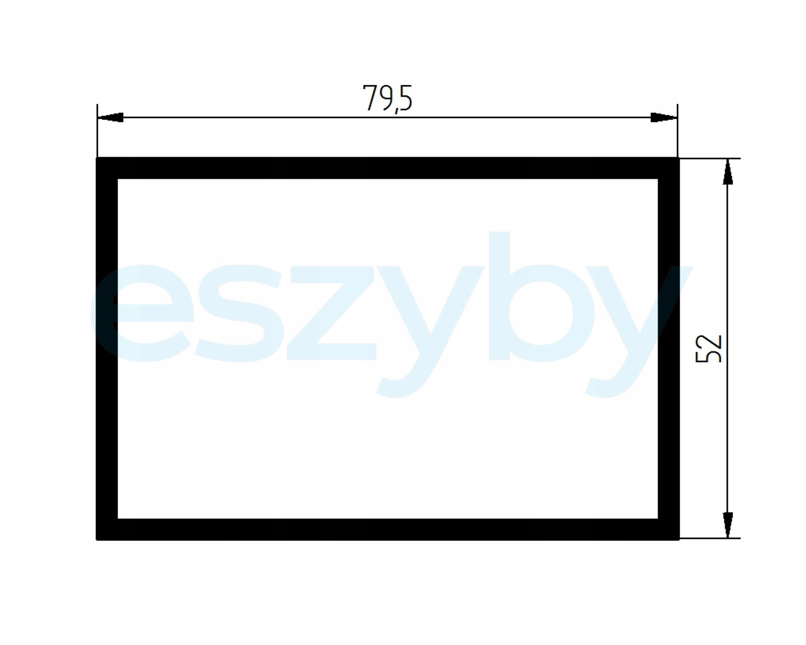sklo bagr Cat 307E 308E zadní 389-8670