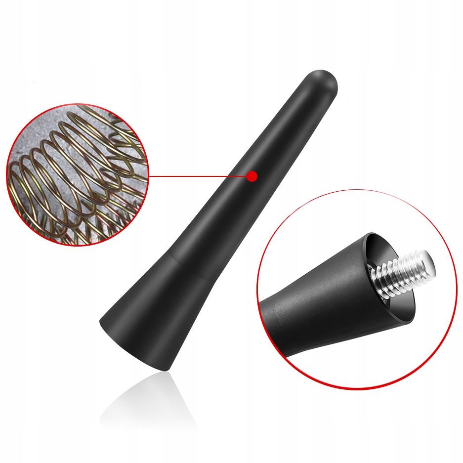 ANTENA SAMOCHODOWA UNIWERSALNA BAT KRÓTKI M4 M5 M6 7cm Model 1119433102