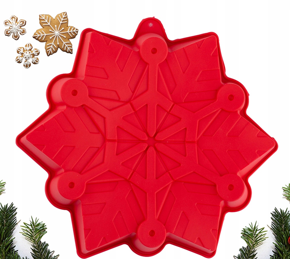 

Forma Świąteczna Silikonowa Do Wypieków Śnieżynka