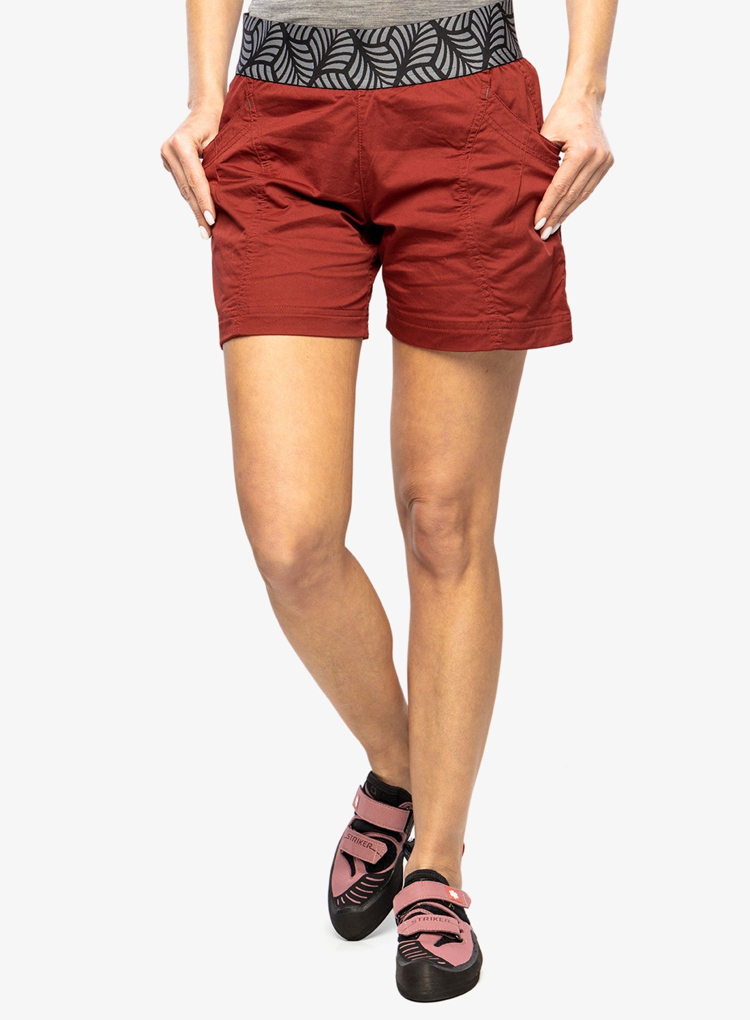 Kraťasy kraťasy Ocun Pantera Organic Shorts wine syrah Xs