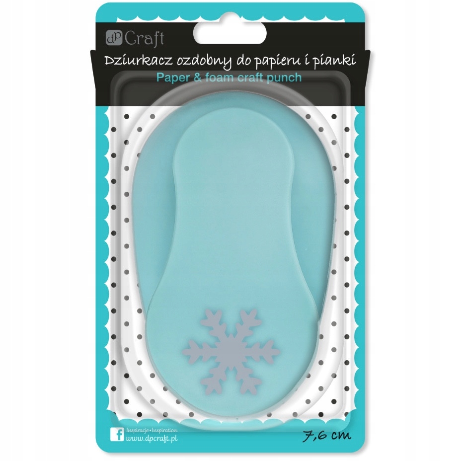 Dekorativní děrovačka Sněhová Vločka DpCraft 7,6 cm