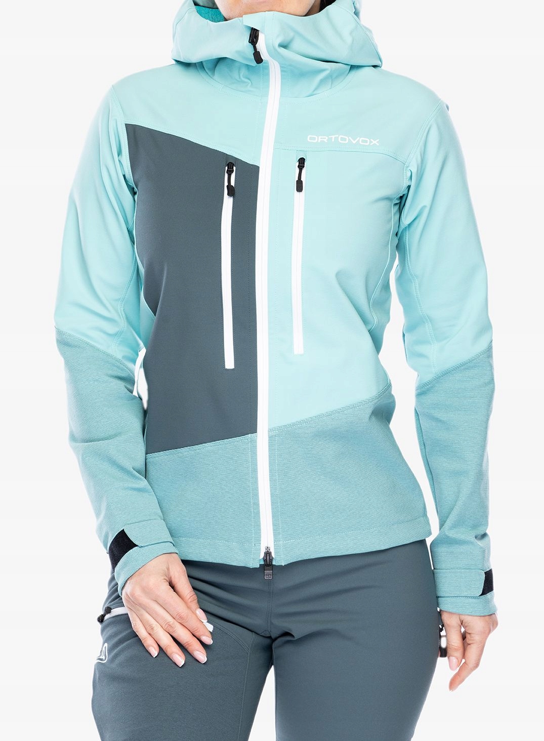 Kurtka damska Ortovox Westalpen Softshell Jacket ice waterfall/ice S