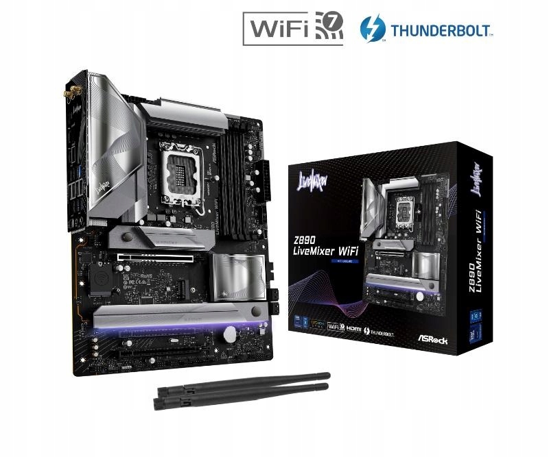 ASRock Mb Sc LGA1851 Z890 Livemixer Wifi, Intel Z890, 4xDDR5, 1xHDMI, …