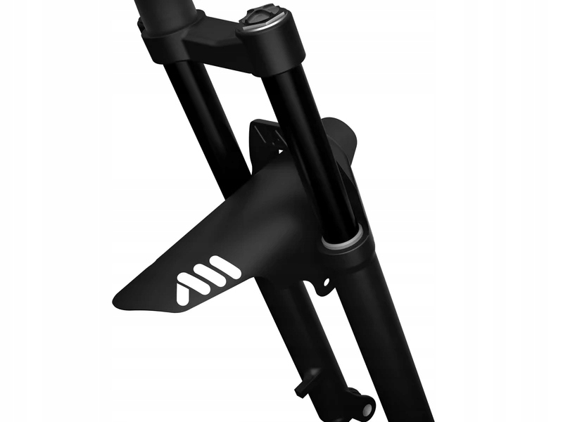 Przedni Błotnik Rowerowy 26 27.5 29 AMS - Czarno Biały Marka AMS