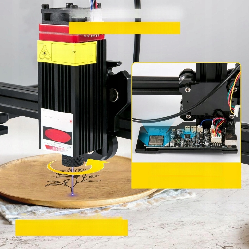 Grawer laserowy maszyna tnąca laserem 4,5 W 190 x 170 mm Marka Vevor